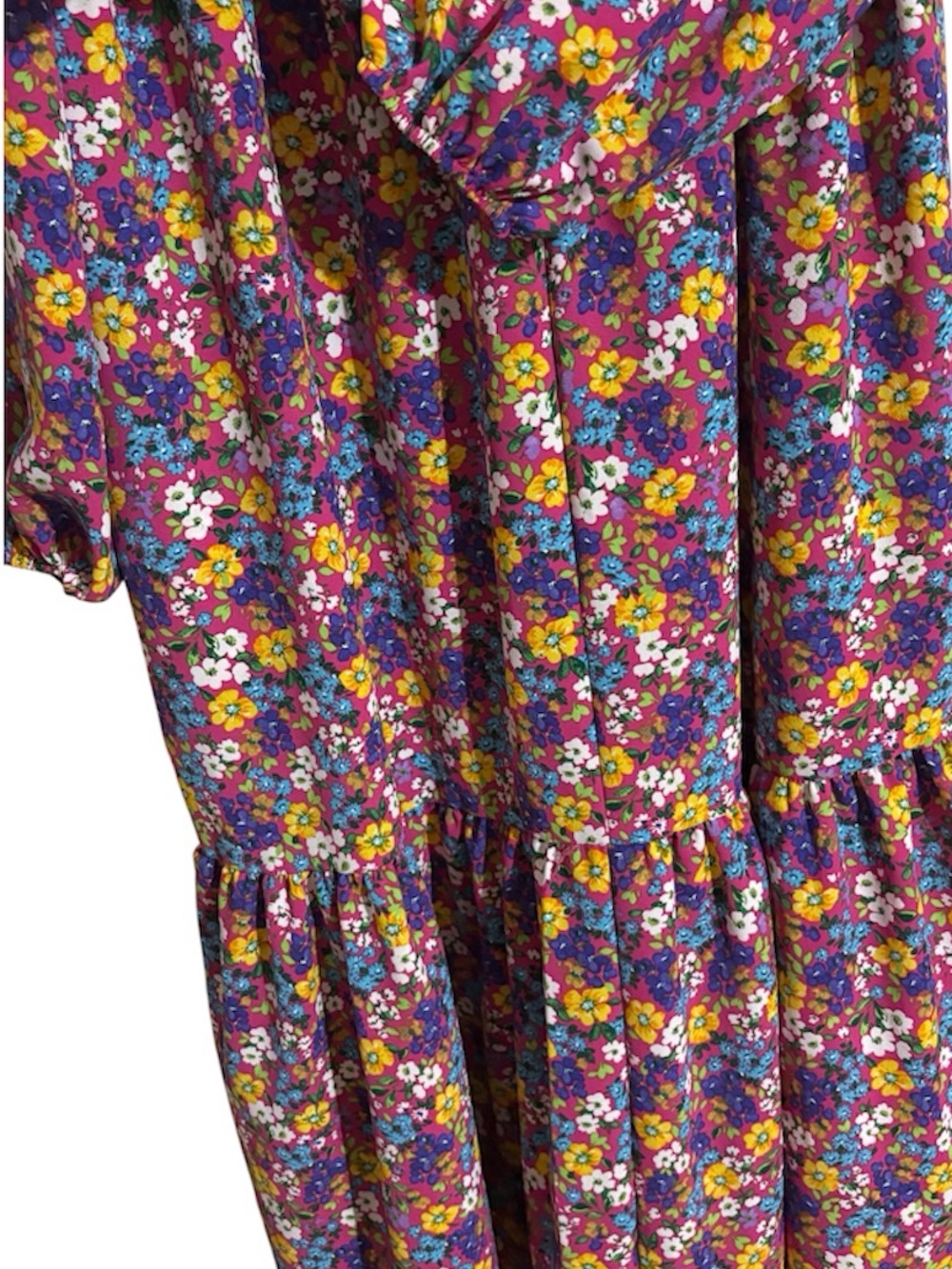 Floral V-Neck Tiered Maxi Dress - Picture 6 of 8